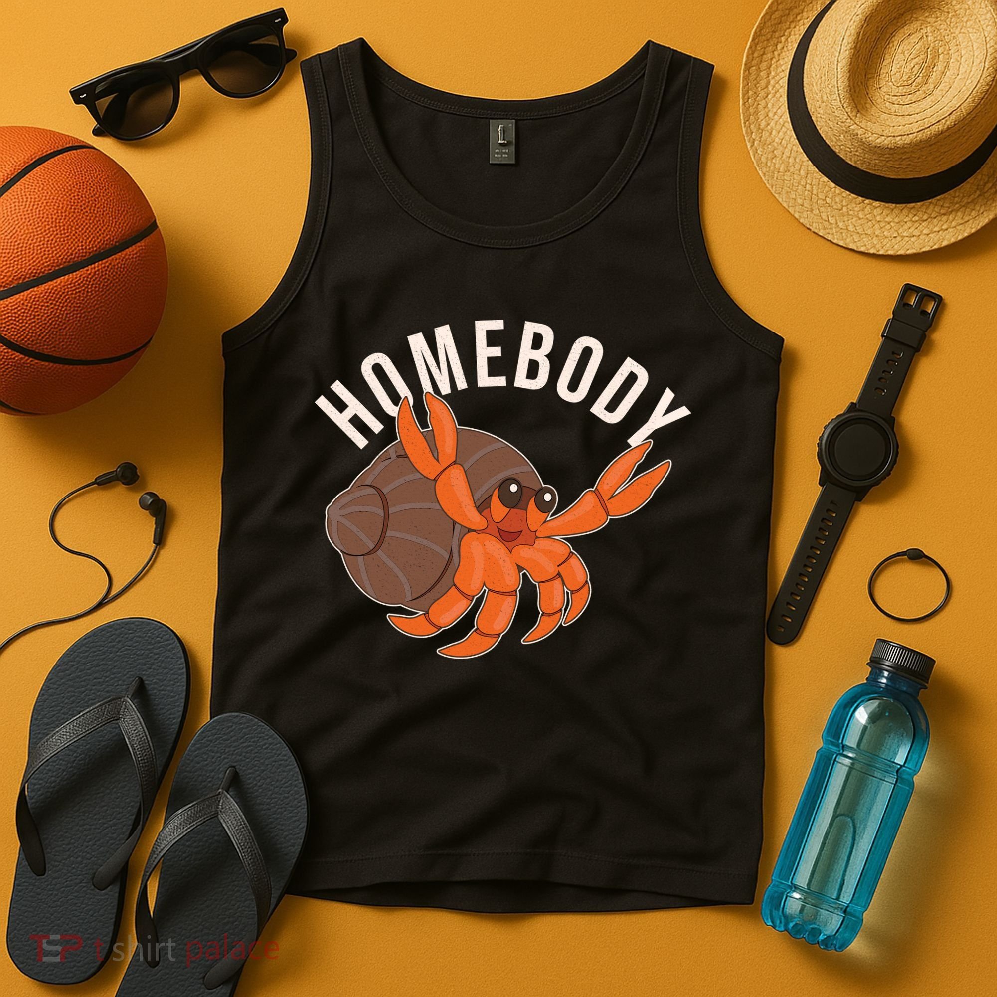 Funny Homebody Hermit Crab Tank Top