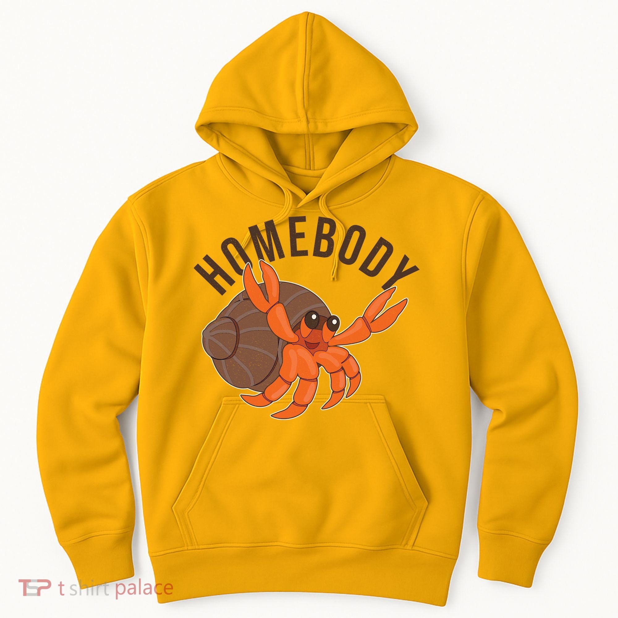Funny Homebody Hermit Crab Hoodie