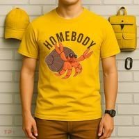 Funny Homebody Hermit Crab T-Shirt thumb 6