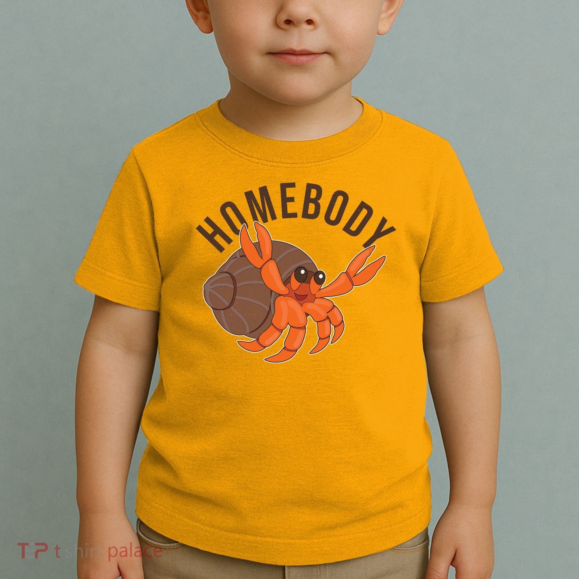 Funny Homebody Hermit Crab Toddler T-Shirt