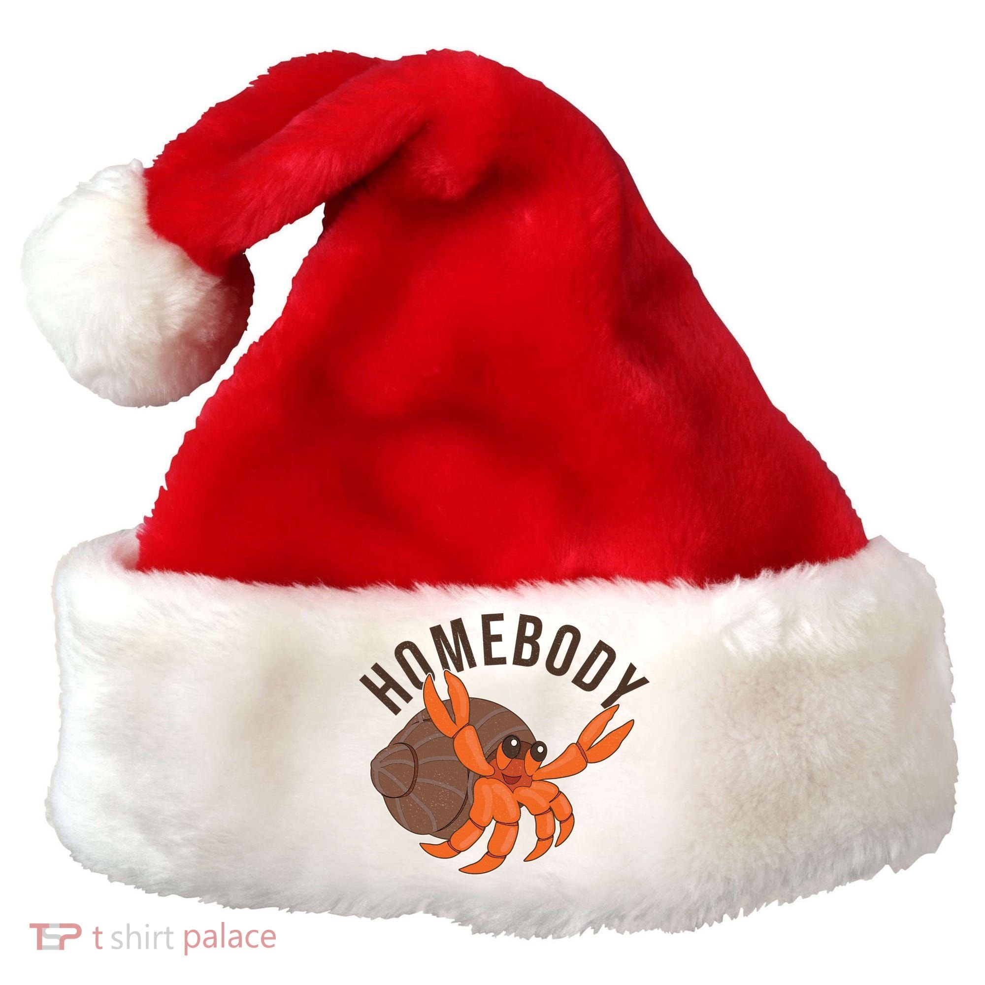 Funny Homebody Hermit Crab Santa Hat