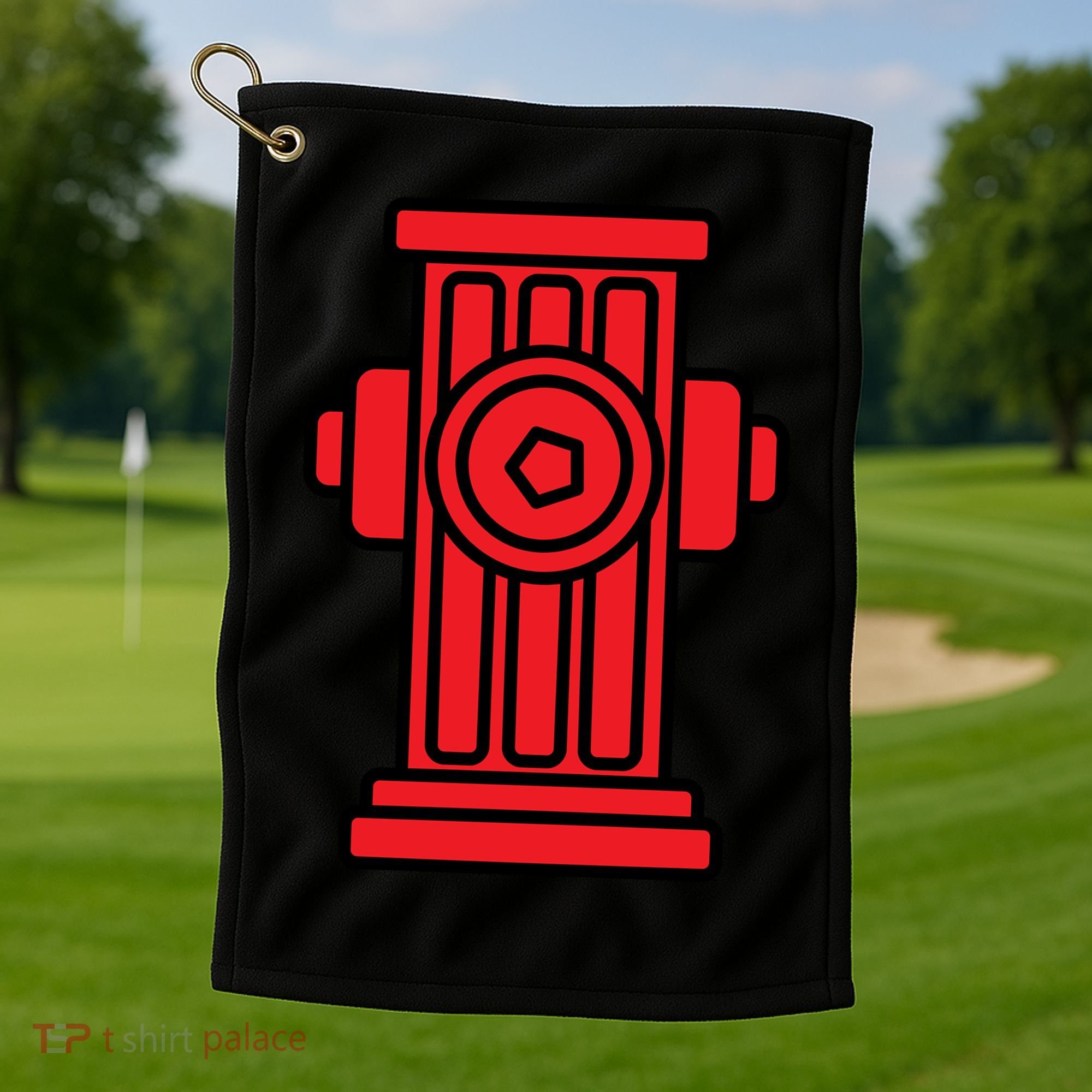 Fire Hydrant Halloween Costume Easy Simple Costumes Gift Golf Towel