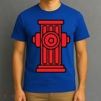 Fire Hydrant Halloween Costume Easy Simple Costumes Gift T-Shirt thumb 3