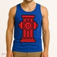 Fire Hydrant Halloween Costume Easy Simple Costumes Gift Tank Top thumb 3