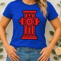 Fire Hydrant Halloween Costume Easy Simple Costumes Gift Women's T-Shirt thumb 2
