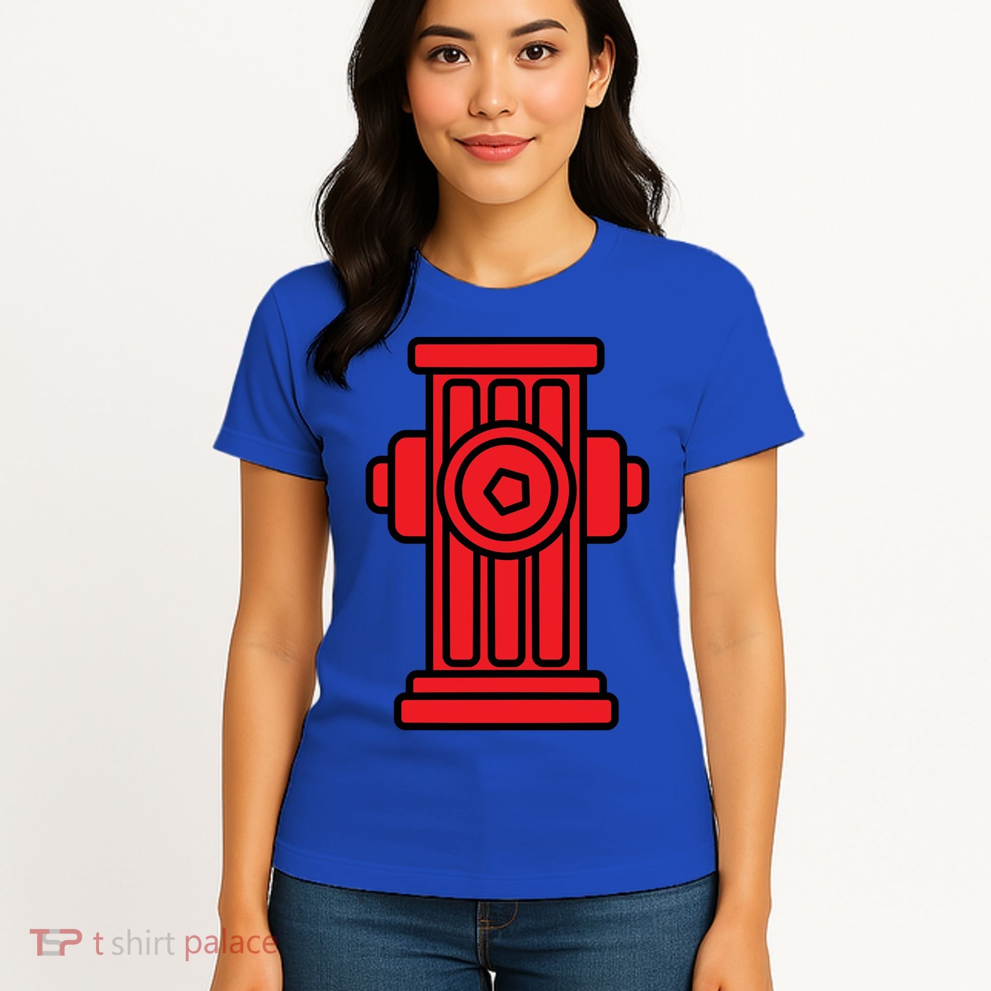 Fire Hydrant Halloween Costume Easy Simple Costumes Gift Women's T-Shirt