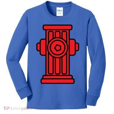 Fire Hydrant Halloween Costume Easy Simple Costumes Gift Kids Long Sleeve Shirt