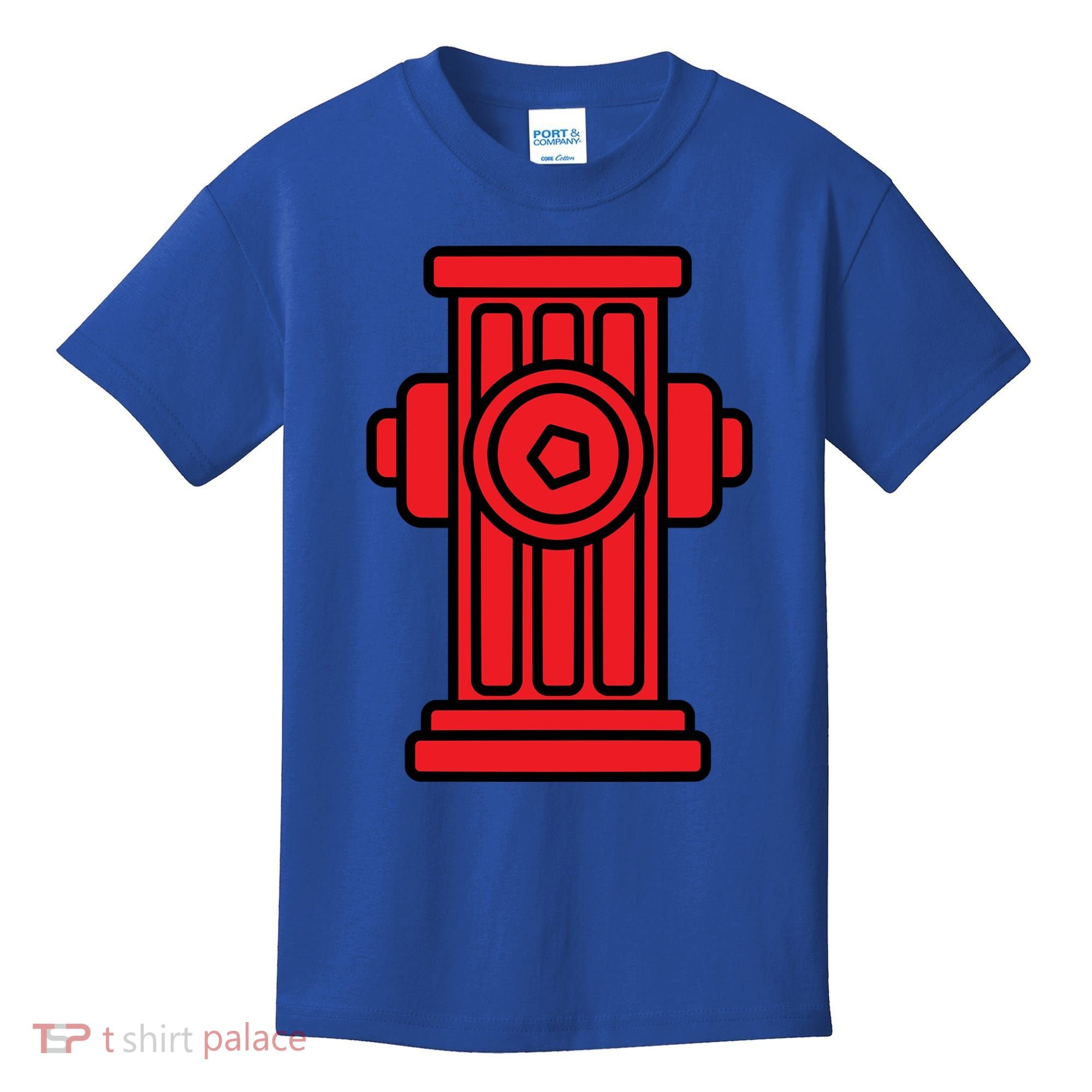 Fire Hydrant Halloween Costume Easy Simple Costumes Gift Kids T-Shirt