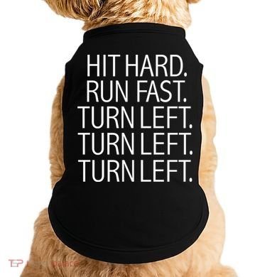 Funny Hit Hard Run Fast Turn Left Baseball Pitcher Gift Doggie Tank