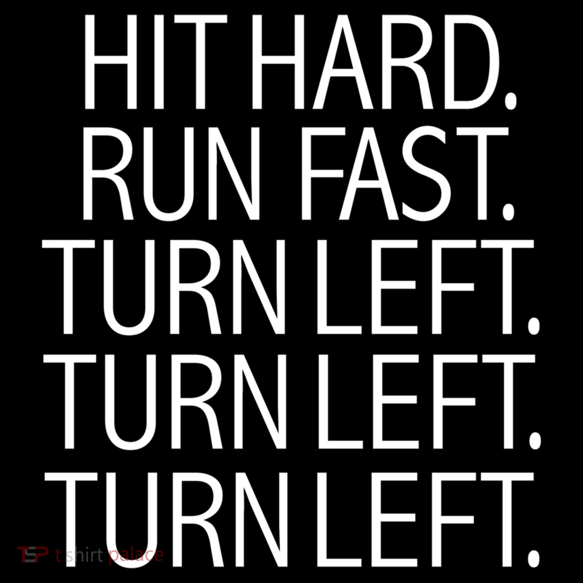 Funny Hit Hard Run Fast Turn Left Baseball Pitcher Gift Bucket Hat