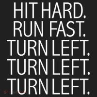 Funny Hit Hard Run Fast Turn Left Baseball Pitcher Gift Hat thumb 2