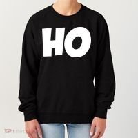 Funny Ho Ho Ho Christmas Matching Holidays Xmas Gift Women's Sweatshirt thumb 0