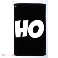 Funny Ho Ho Ho Christmas Matching Holidays Xmas Gift Golf Towel thumb 0