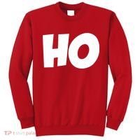 Funny Ho Ho Ho Christmas Matching Holidays Xmas Gift Sweatshirt thumb 0