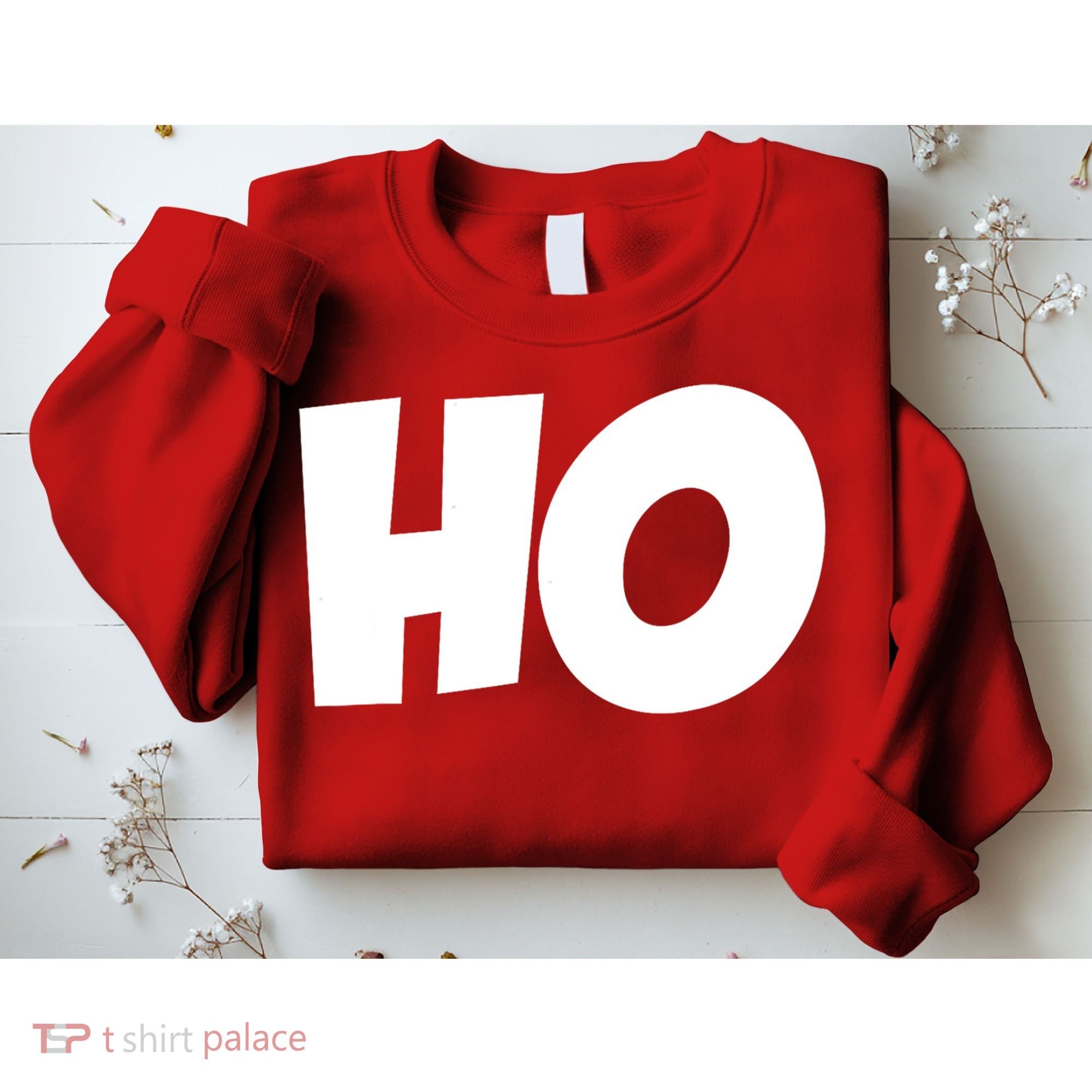 Funny Ho Ho Ho Christmas Matching Holidays Xmas Gift Sweatshirt
