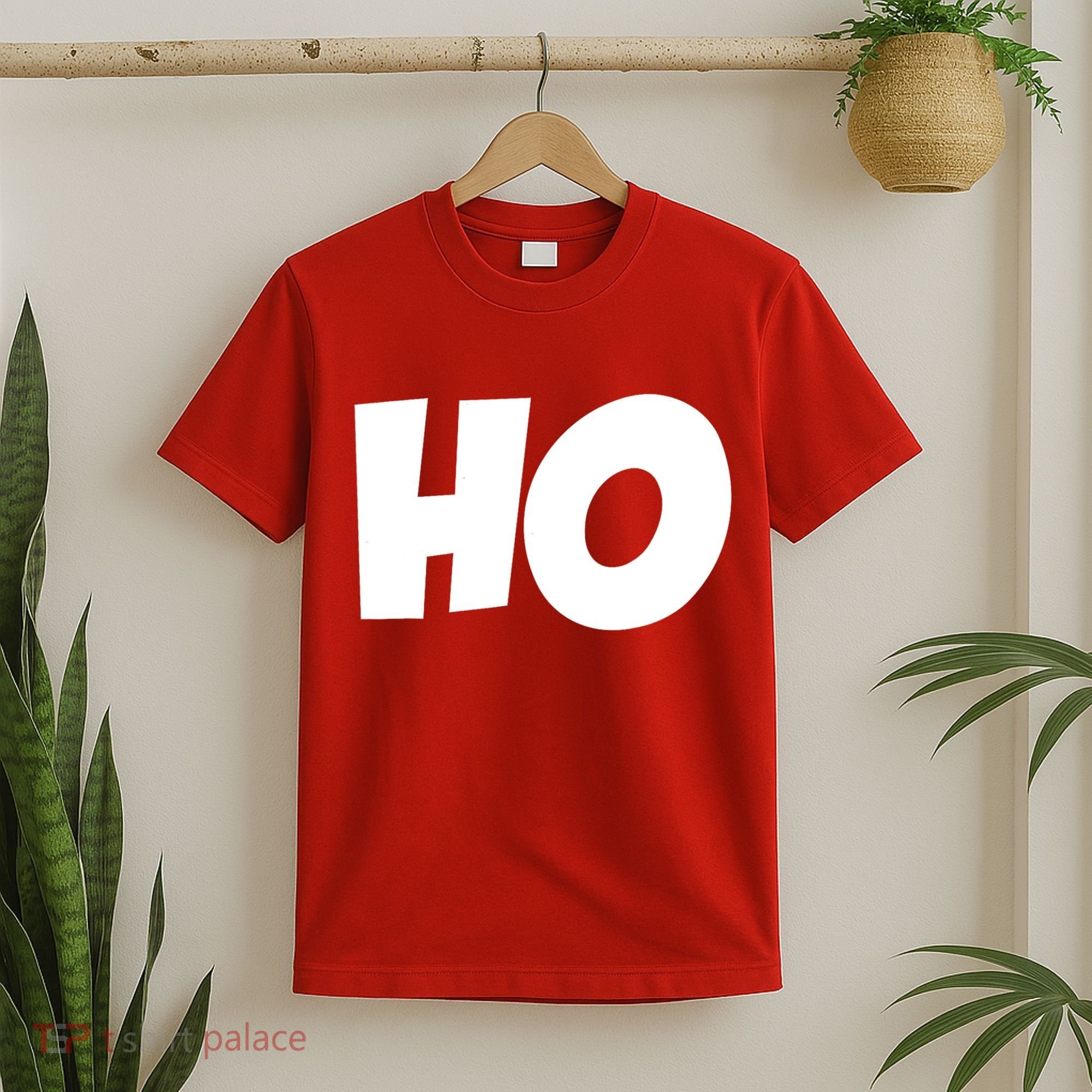 Funny Ho Ho Ho Christmas Matching Holidays Xmas Gift T-Shirt