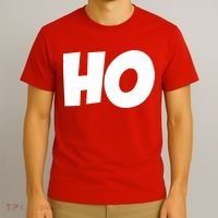 Funny Ho Ho Ho Christmas Matching Holidays Xmas Gift T-Shirt thumb 3