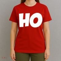 Funny Ho Ho Ho Christmas Matching Holidays Xmas Gift T-Shirt thumb 4