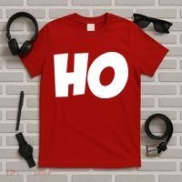 Funny Ho Ho Ho Christmas Matching Holidays Xmas Gift T-Shirt thumb 5