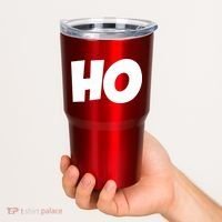 Funny Ho Ho Ho Christmas Matching Holidays Xmas Gift Tumbler thumb 2