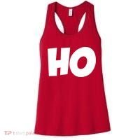 Funny Ho Ho Ho Christmas Matching Holidays Xmas Gift Women's Tank Top thumb 0