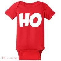 Funny Ho Ho Ho Christmas Matching Holidays Xmas Gift Baby Bodysuit thumb 0