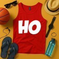 Funny Ho Ho Ho Christmas Matching Holidays Xmas Gift Tank Top thumb 4