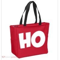 Funny Ho Ho Ho Christmas Matching Holidays Xmas Gift Tote Bag thumb 2