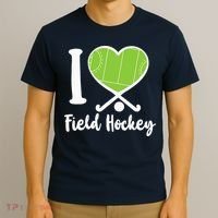 Field Hockey Heart I Love Field Hockey T-Shirt thumb 3
