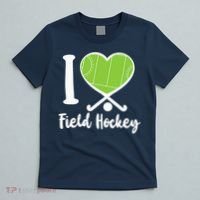 Field Hockey Heart I Love Field Hockey T-Shirt thumb 5