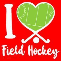 Field Hockey Heart I Love Field Hockey Santa Hat thumb 1