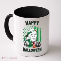 Funny Happy Halloween Joe Biden St Patrick's Day Coffee Mug thumb 0