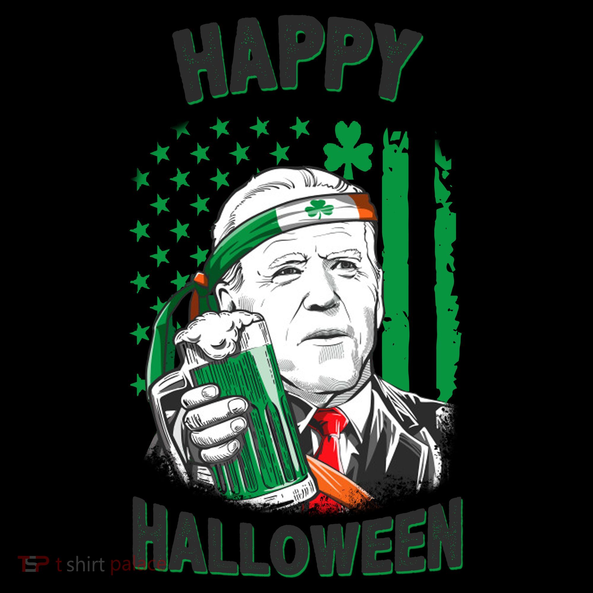 Funny Happy Halloween Joe Biden St Patrick's Day Coffee Mug