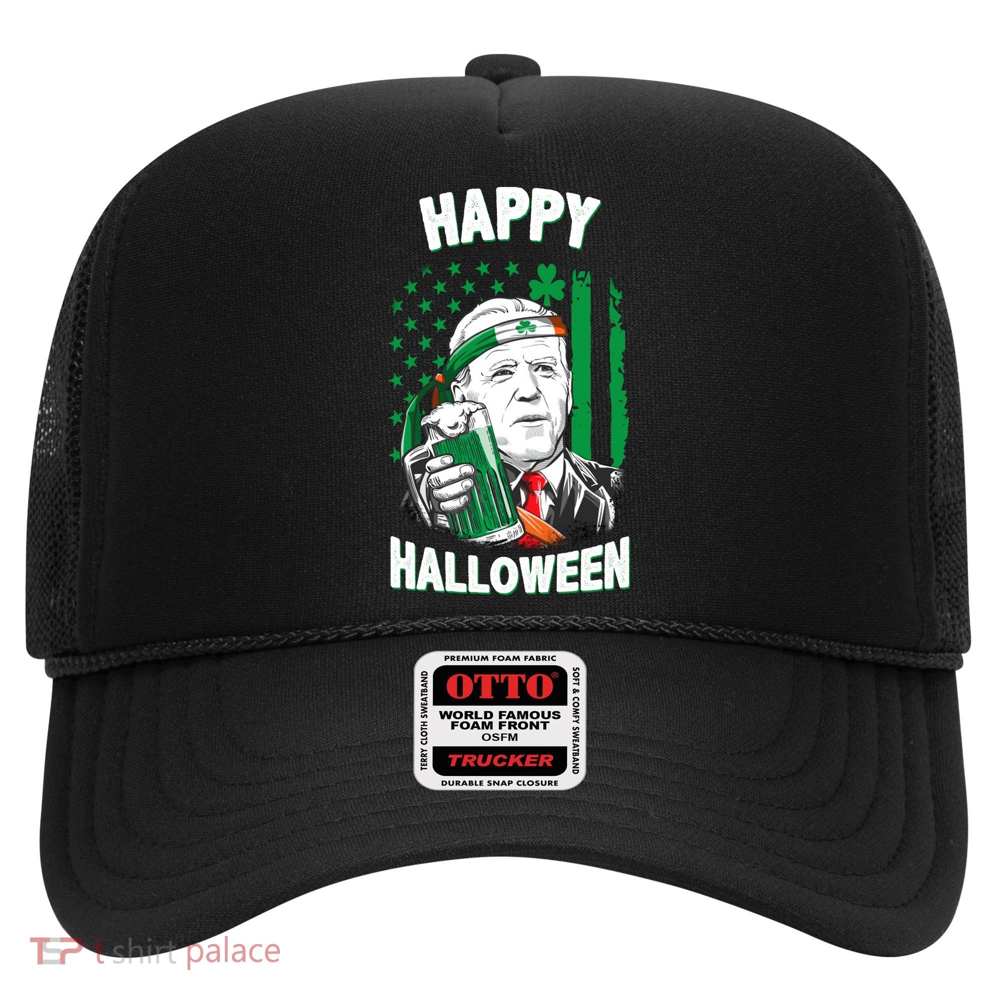 Funny Happy Halloween Joe Biden St Patrick's Day Hat