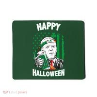 Funny Happy Halloween Joe Biden St Patrick's Day Mousepad thumb 0