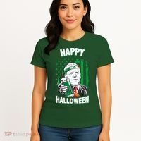 Funny Happy Halloween Joe Biden St Patrick's Day Women's T-Shirt thumb 4