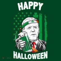 Funny Happy Halloween Joe Biden St Patrick's Day Women's T-Shirt thumb 6