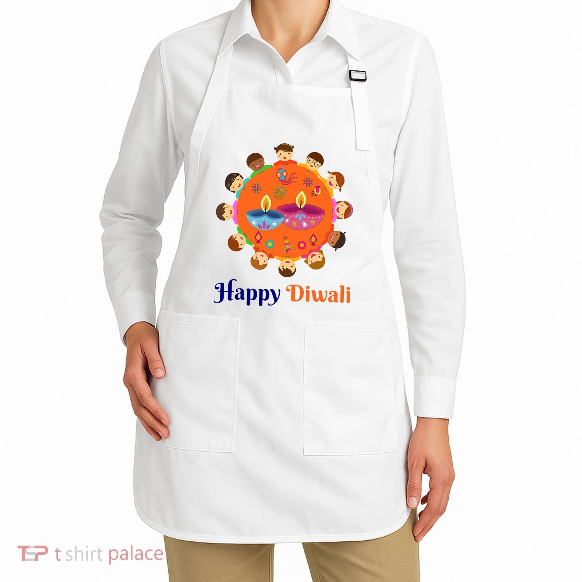 Family Hindu Happy Diwali Apron