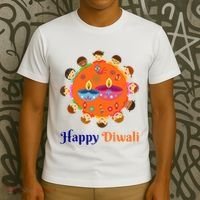 Family Hindu Happy Diwali T-Shirt thumb 3