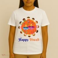 Family Hindu Happy Diwali T-Shirt thumb 4