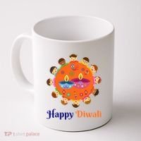 Family Hindu Happy Diwali Coffee Mug thumb 0