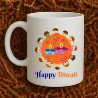 Family Hindu Happy Diwali Coffee Mug thumb 2