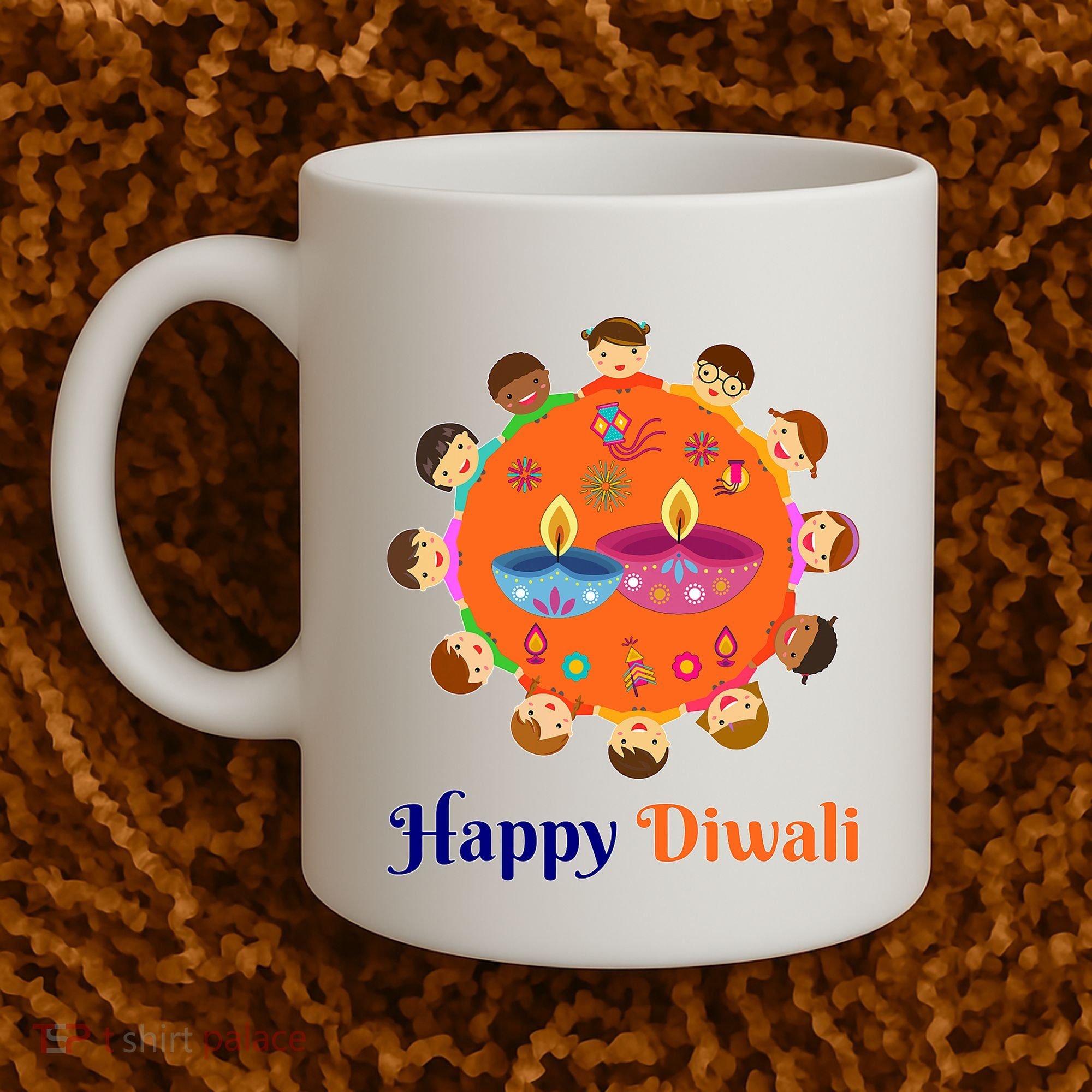 Family Hindu Happy Diwali Coffee Mug