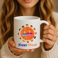 Family Hindu Happy Diwali Coffee Mug thumb 3