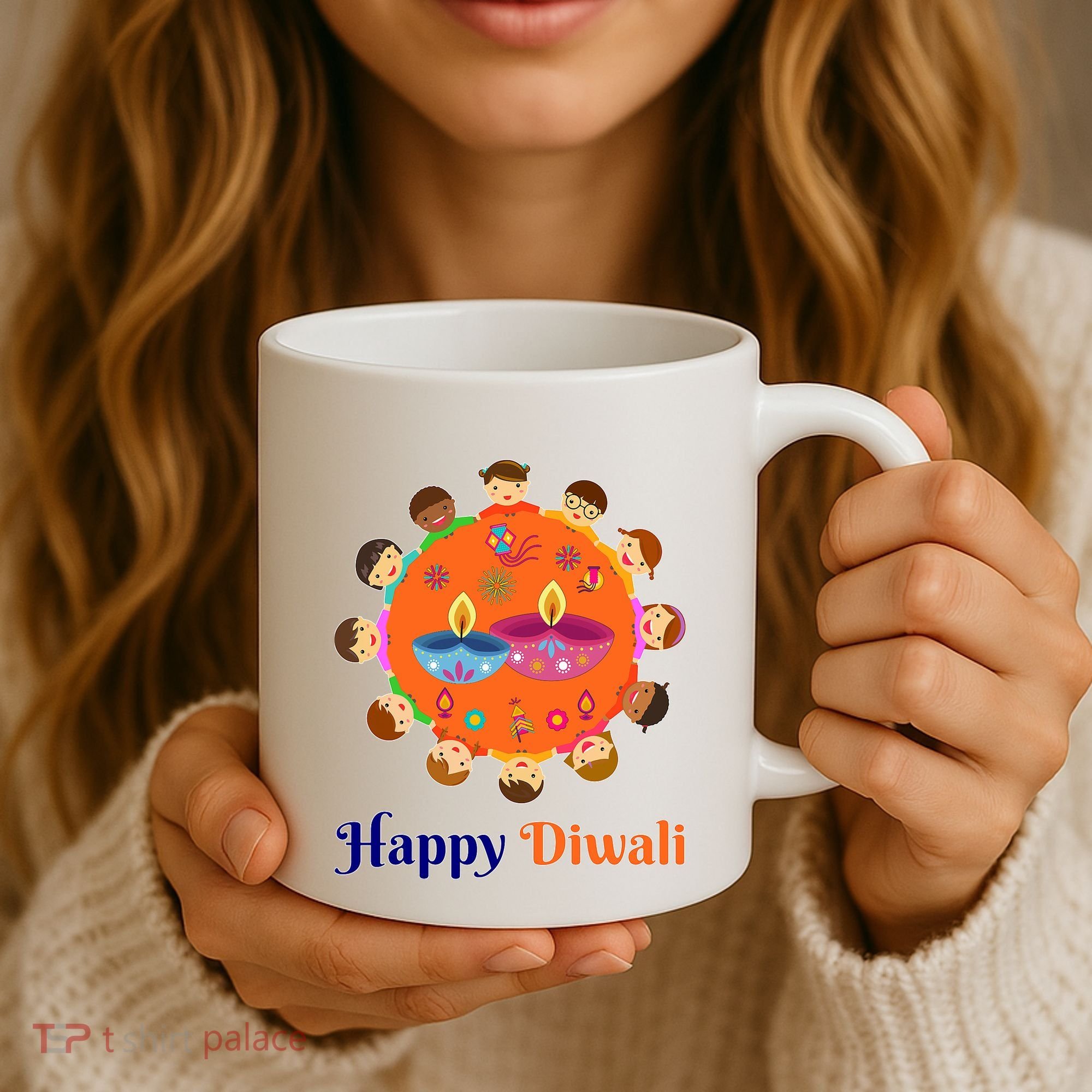 Family Hindu Happy Diwali Coffee Mug