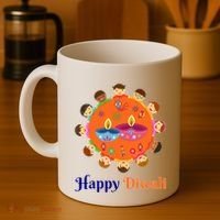 Family Hindu Happy Diwali Coffee Mug thumb 4