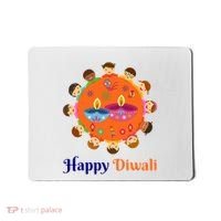 Family Hindu Happy Diwali Mousepad thumb 0