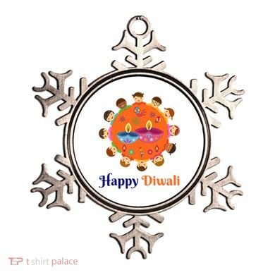 Family Hindu Happy Diwali Ornament