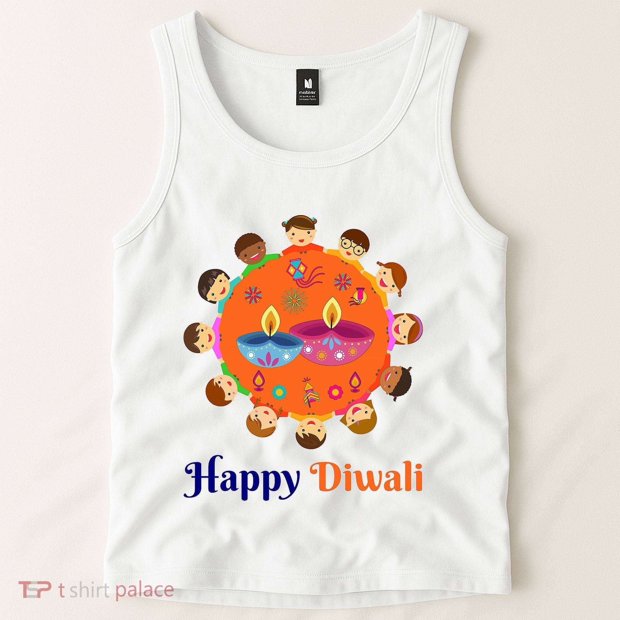 Family Hindu Happy Diwali Tank Top