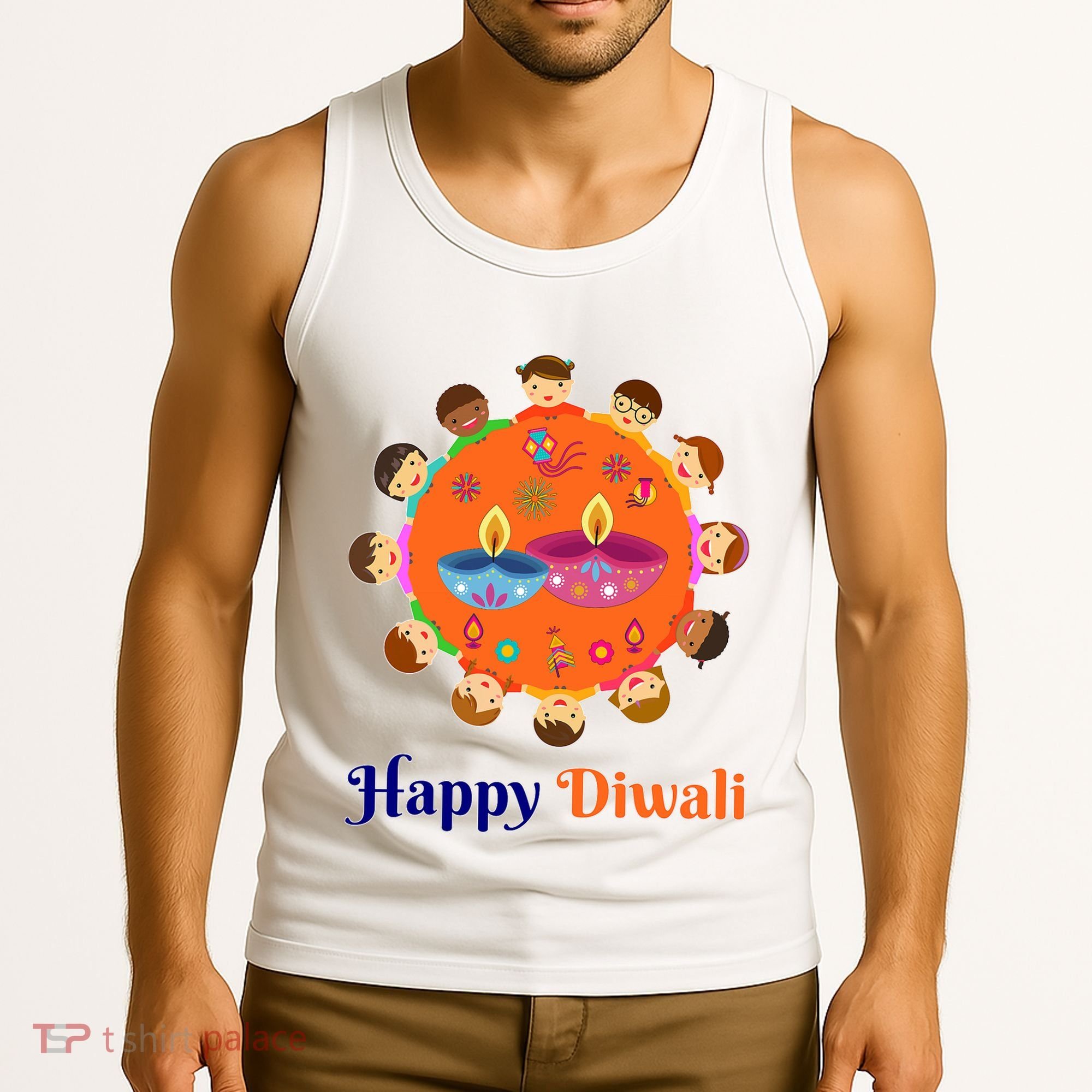 Family Hindu Happy Diwali Tank Top